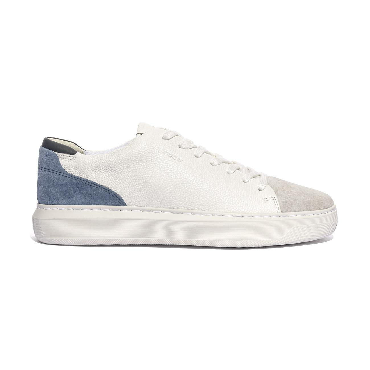 GEOX U655WA 4722 WHITE BLUE    C0006 Sneakers Uomo 