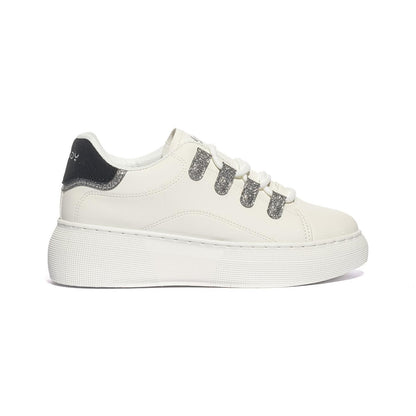 Sneakers Freddy Fy7714 Bianche FY7714WHITE BLACK FREDDY