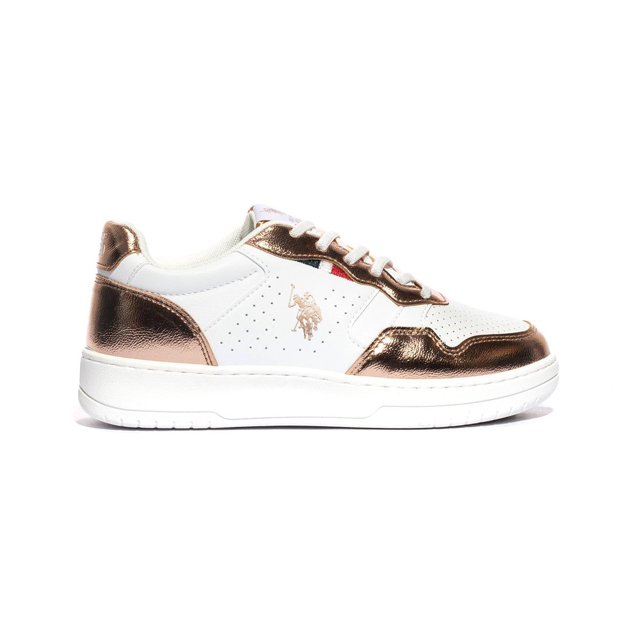U.S. POLO ASSN. DENNY004 WHI PIN Sneakers Bambina 