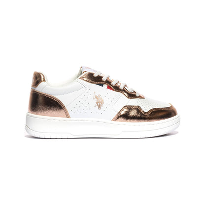 U.S. POLO ASSN. DENNY004 WHI PIN Sneakers Bambina 
