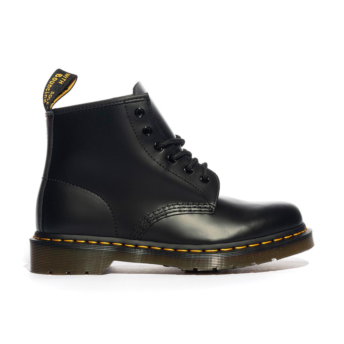 DR MARTENS 26230001 Black Smooth Anfibi Donna 