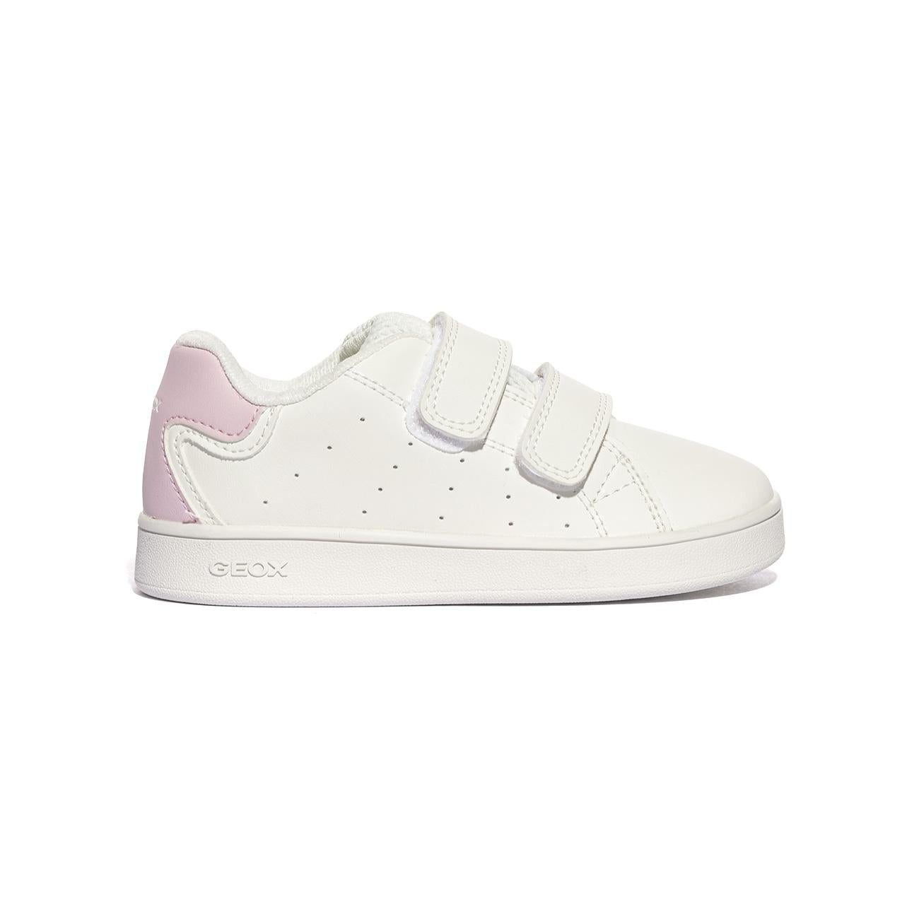 GEOX B365MA 000BC WHITE LT PINK        C0814 Sneakers Bambina 