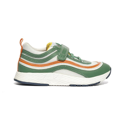 NATURINO 0012019017.01.1F28 GREEN.WHITE.ORANGE Sneakers Bambino 