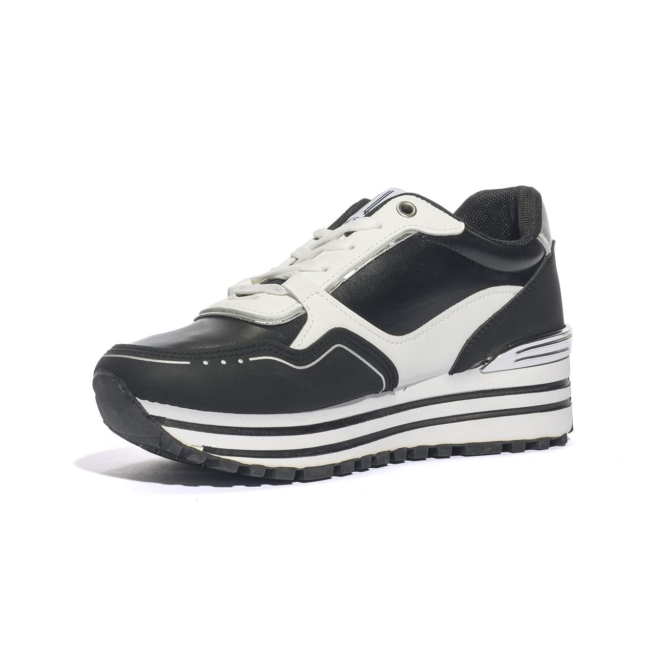 LANCETTI LANC48 GUN/BLACK C1223 Sneakers Donna 