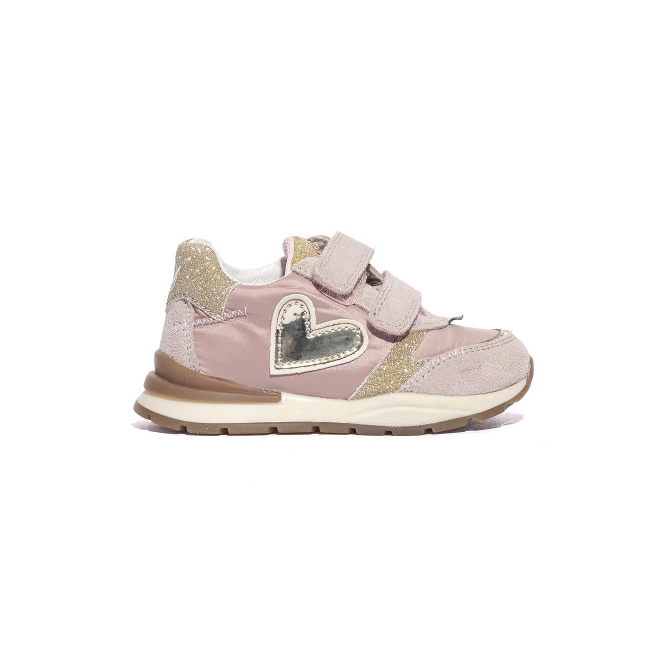 NATURINO 0012017869.20.1M97 CIPRIA ROSE PLATINUM Sneakers Bambina 
