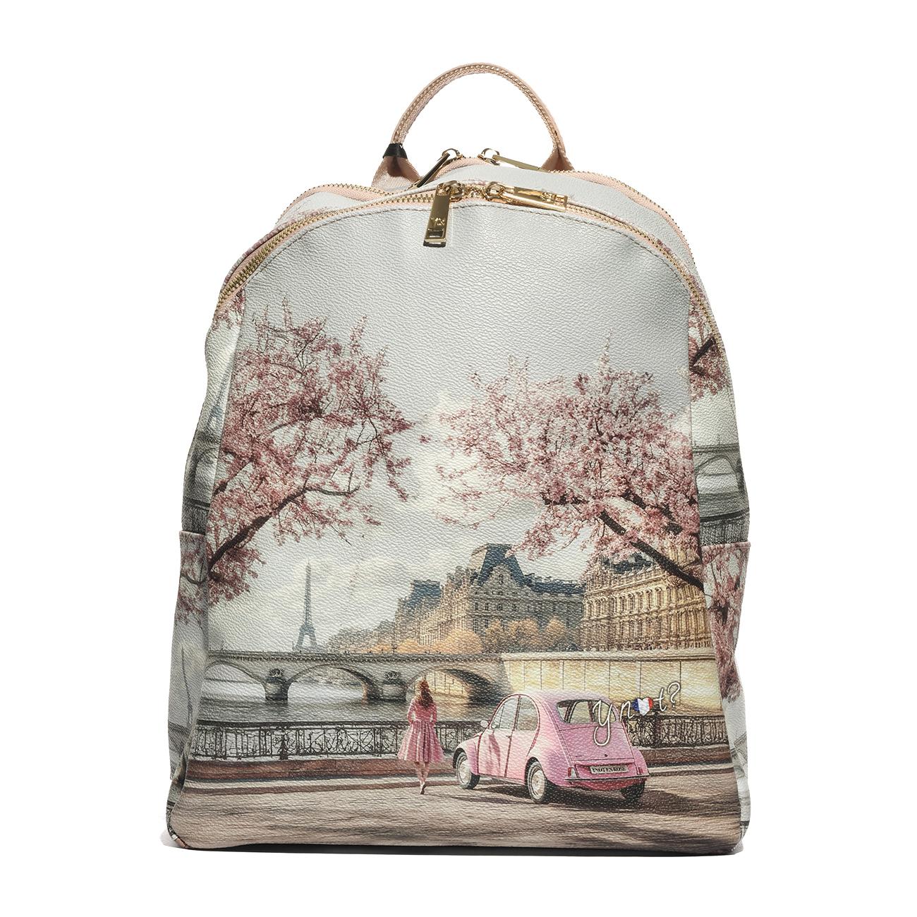 Y-NOT YES601S6 PARIS EN ROSE Zaino Donna 