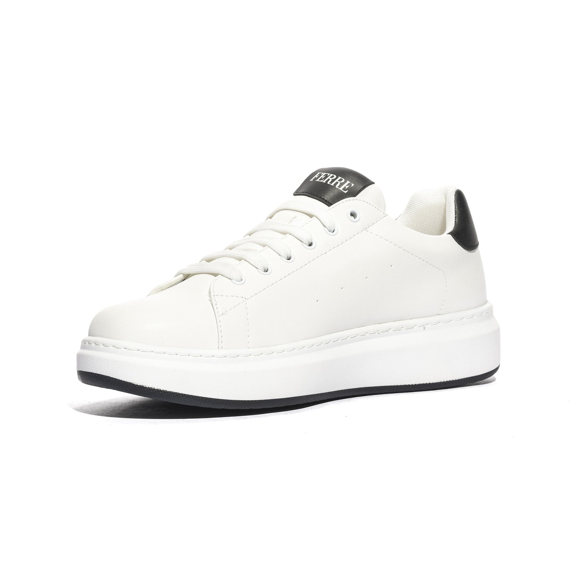 FERRE' FU300 WHITE BLACK Sneakers Uomo 