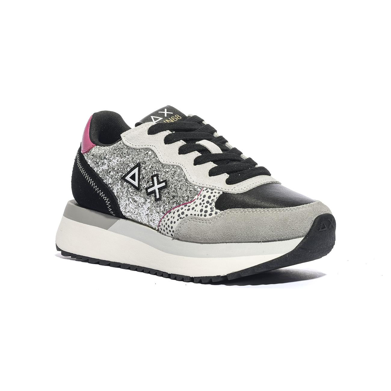 Sneakers Sun68 BIG ALLY GLITTER Argento Z45212ARGENTO SUN 68