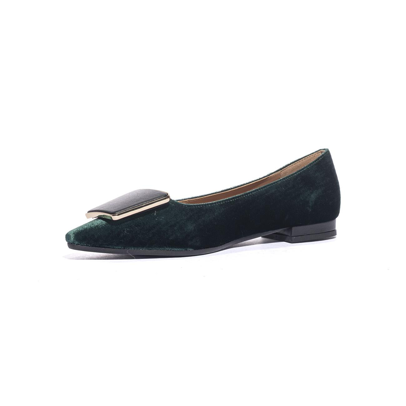 Ballerine Frau VELLUTO Verdi 63E3VERDONE FRAU