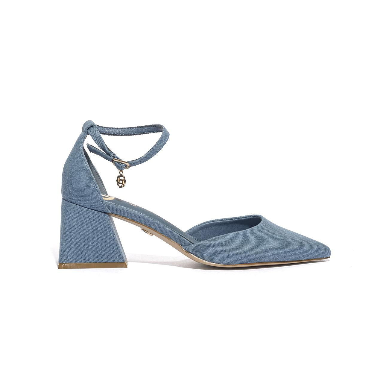 GOLD & GOLD GY365 NAVY Decollete Donna 