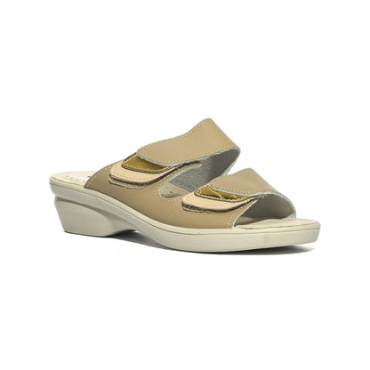 VALLEVERDE 25315 BEIGE Ciabatte Donna 