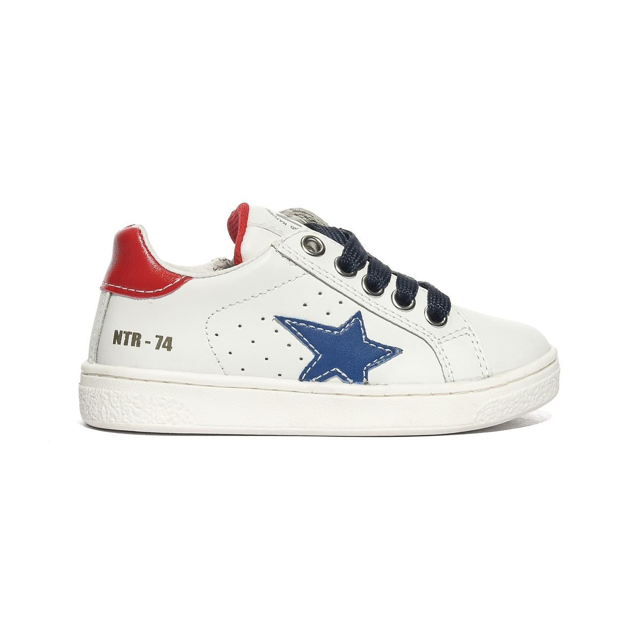 NATURINO 0012017502.09.1N96 WHITE.AZURE.RED Sneakers Bambino 