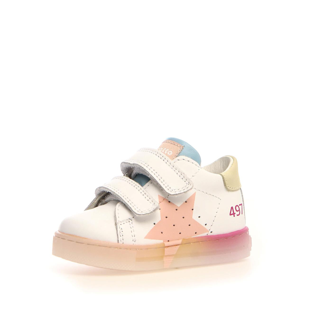 FALCOTTO 0012015346-01-2N66 WHITE PAGLIA CIPRIA Sneakers Bambina 