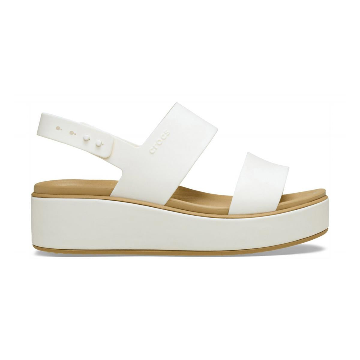 CROCS CR.211802 CHALK TAN SANDALO Donna 