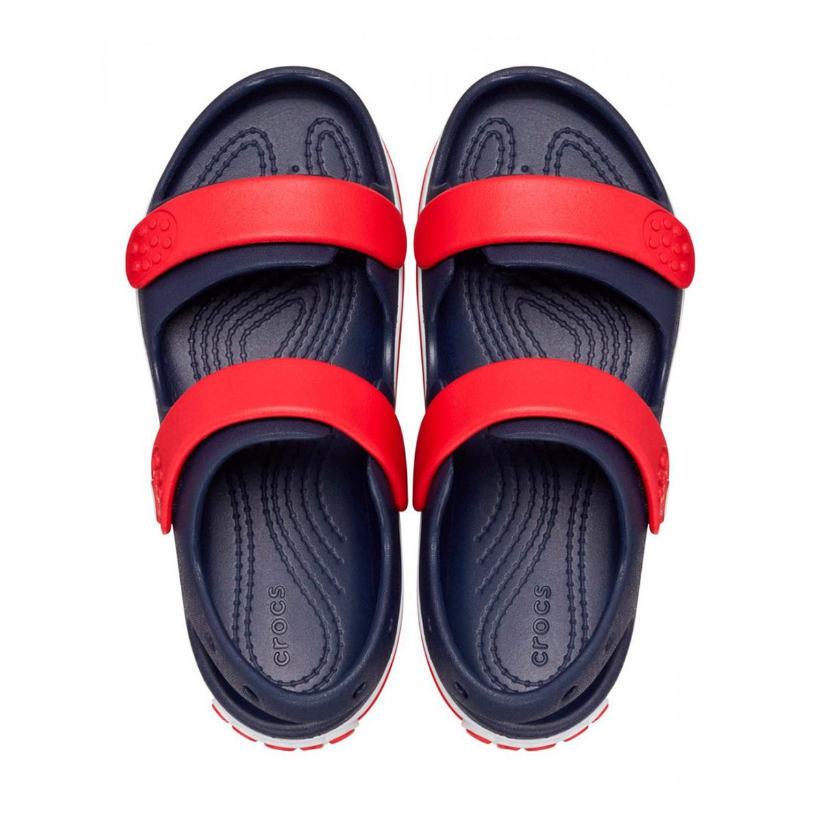 CROCS CR.209423 NAVY VARSITY RED SANDALO Unisex Bambini 