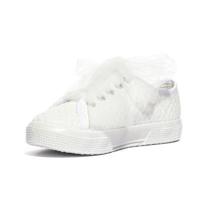 DXO 105 FLOWERS BIANCO Sneakers Bambina 