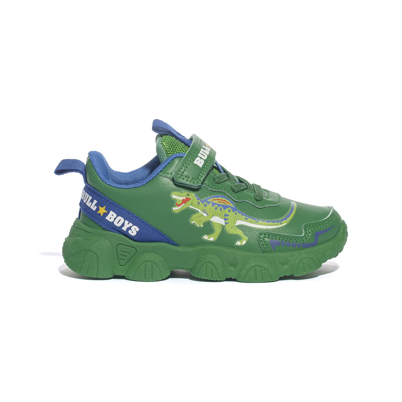 BULL BOYS DNAA5292 VERDE Sneakers Bambino 