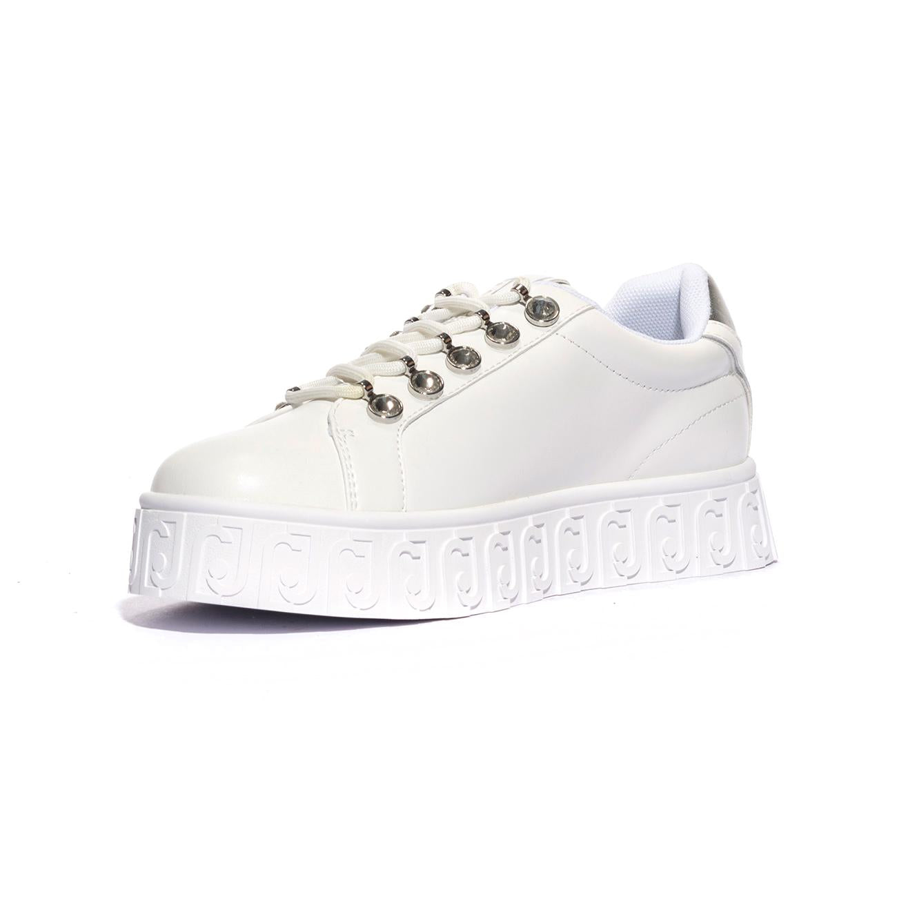 LIUJO BF4083PX02601111 METALLI WHITE Sneakers Donna 