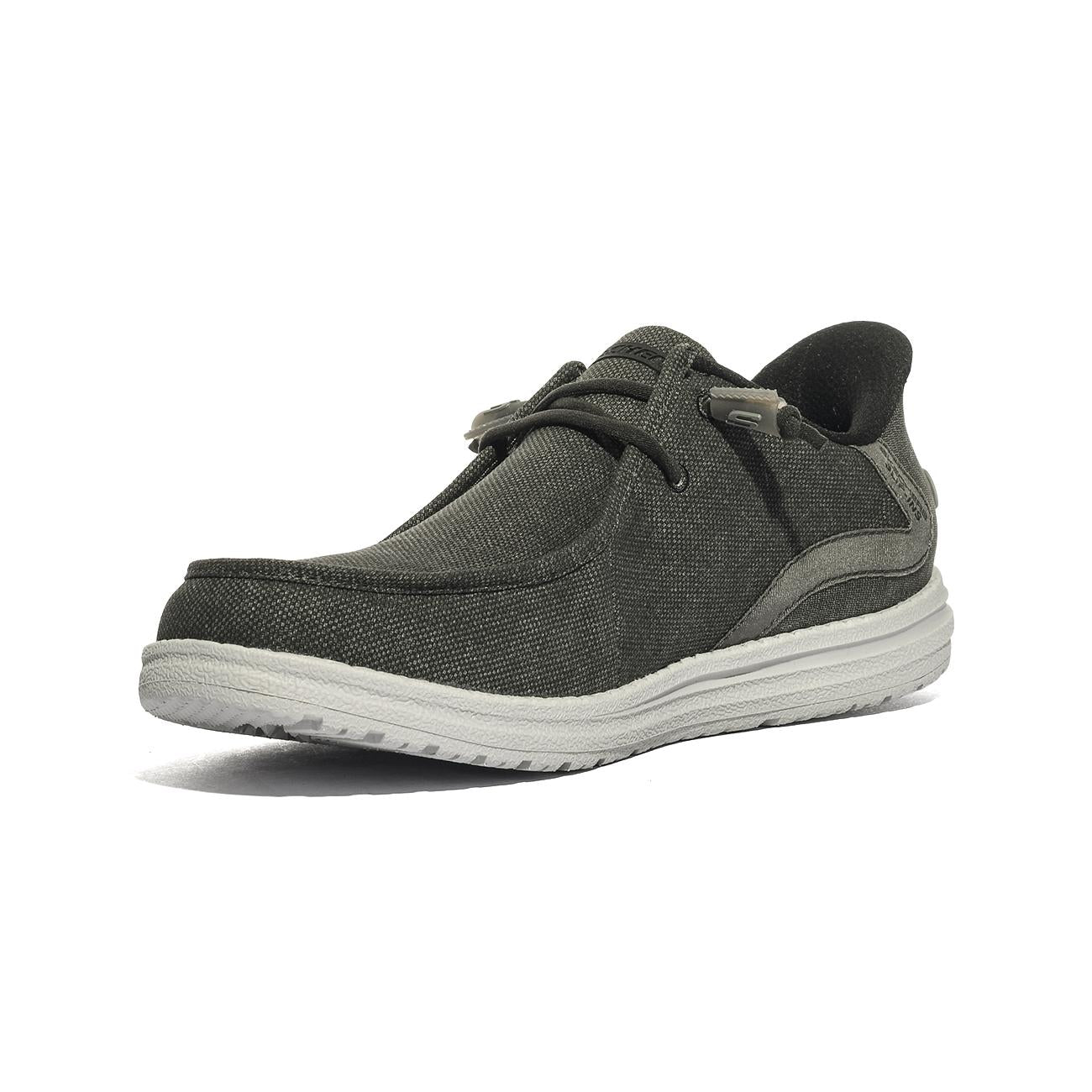 SKECHERS 210959 BKGY Slip-on Uomo 