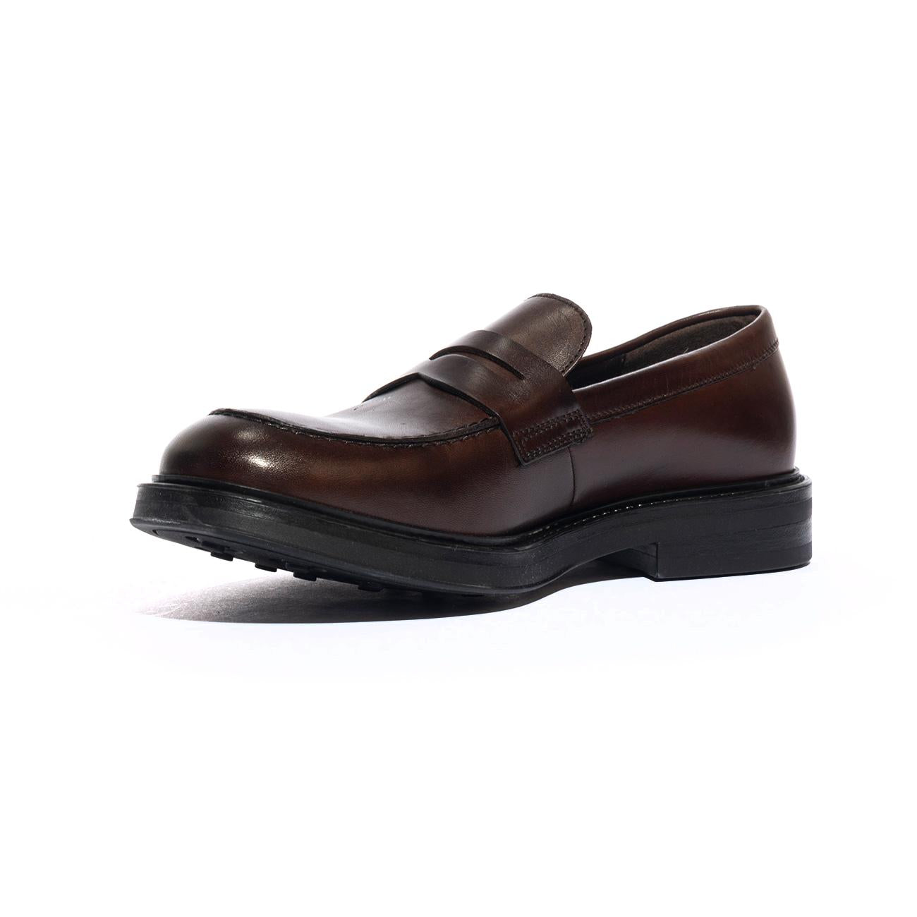 KEYS K9931 DK BROWN Mocassini Uomo 