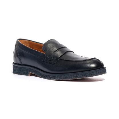 OSEY MO0034 BLU Mocassini Uomo 