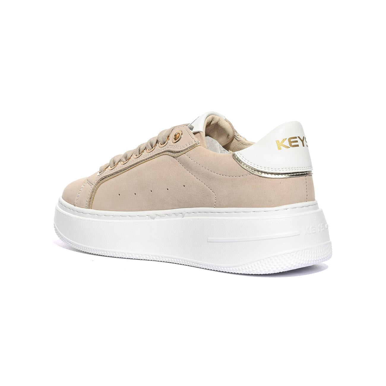 KEYS K10524 BEIGE PLATINO Sneakers Donna 
