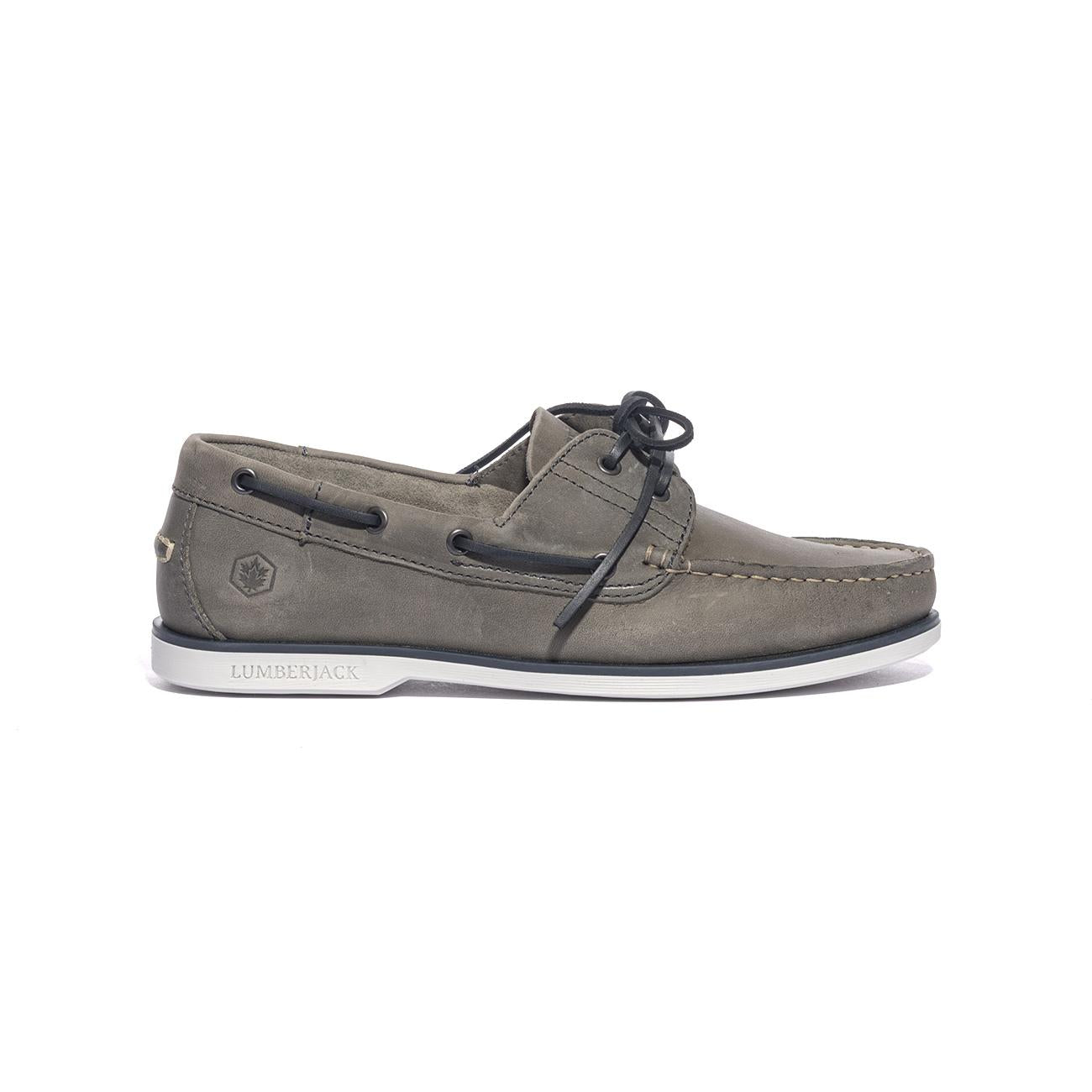 LUMBERJACK SM07804-005-H01 GRAY CD003 Mocassini Uomo 