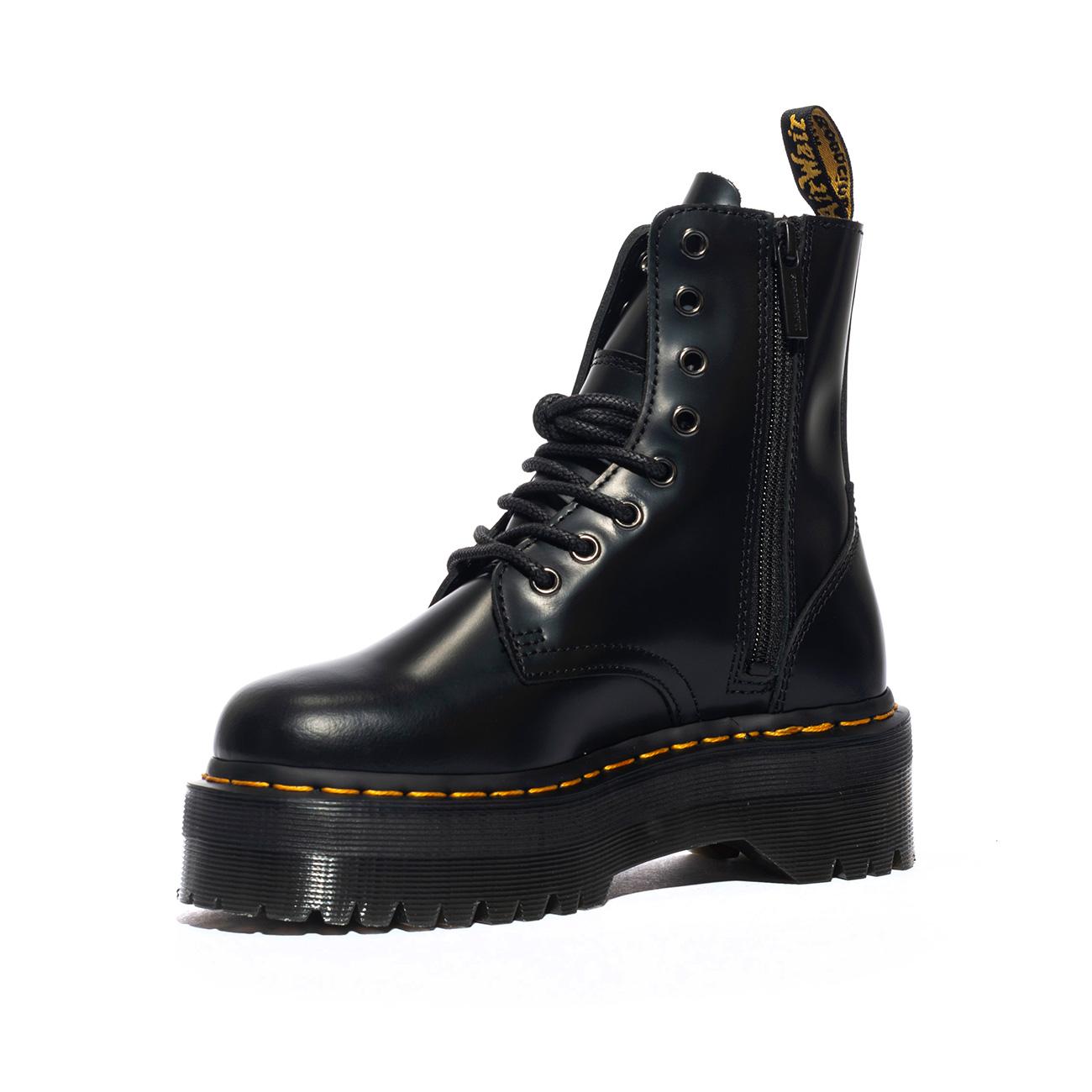 Stivaletti Dr. Martens Jadon Neri 15265001Black Polished Smooth DR MARTENS
