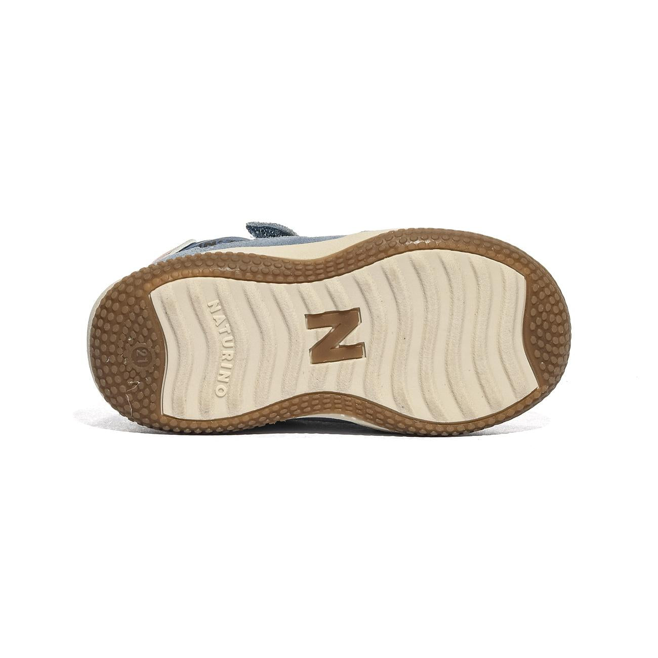 NATURINO 0012018924.01.1C87 WHITE.GREEN.AZURE Sneakers Bambino 
