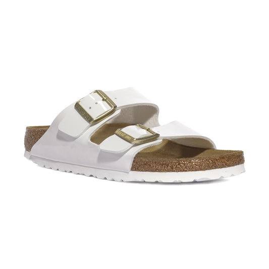 BIRKENSTOCK 1005294 PATENT WHITE Sandali Donna 