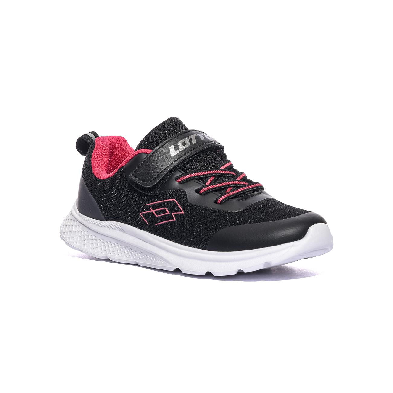LOTTO 223078310 All Black Glamour Pink Sneakers Bambina 