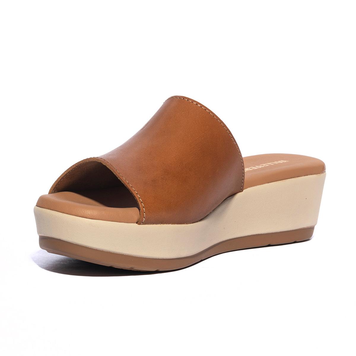 Ciabatte Valleverde Cuoio<BR/> 