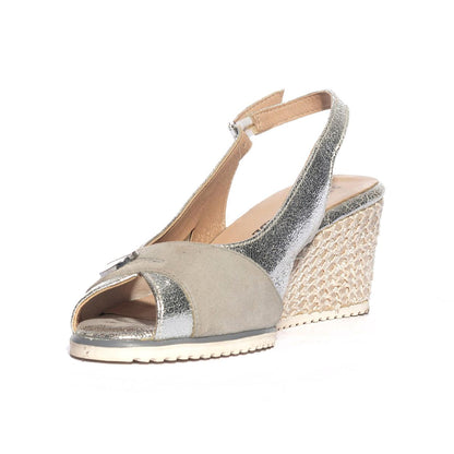 VALLEVERDE V66203 ARGENTO Sandali Donna 