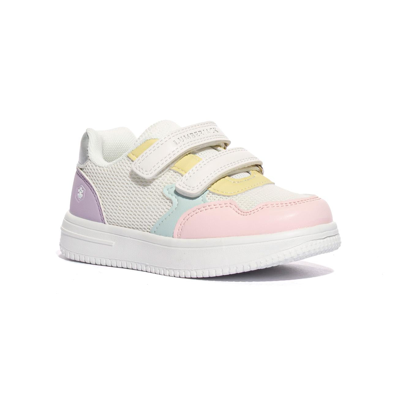 LUMBERJACK SGI9205-001 WHITE MULTICOLOR M0402 Sneakers Bambina 