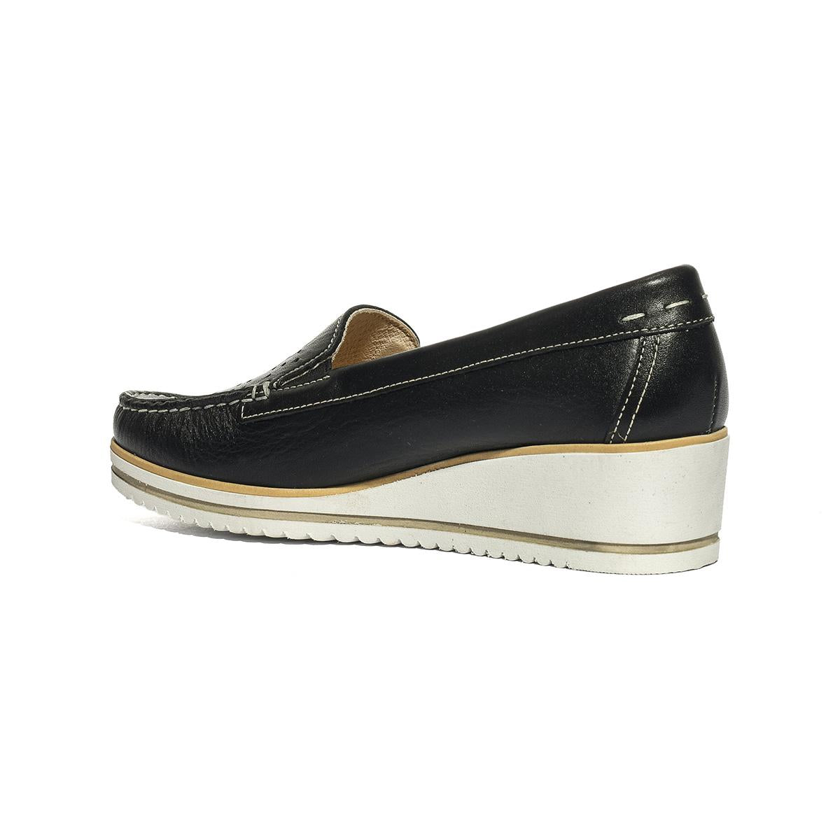 VALLEVERDE 11208 NERO Mocassini Donna 