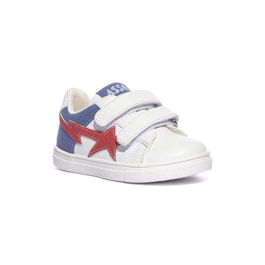 ASSO AG17852 WHITE JEANS SNEAKER Bambino 