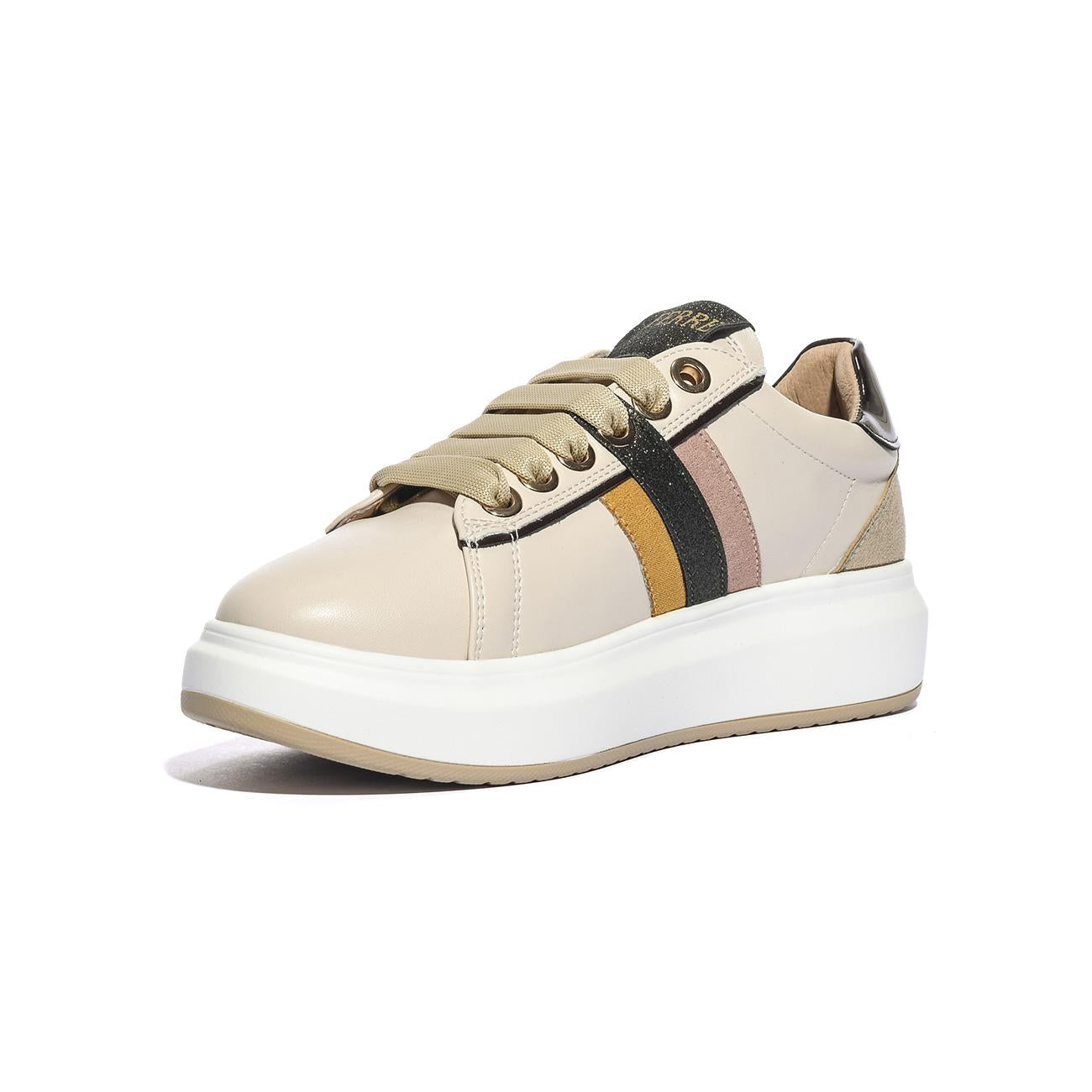 FERRE' F440 CREMA Sneakers Donna 
