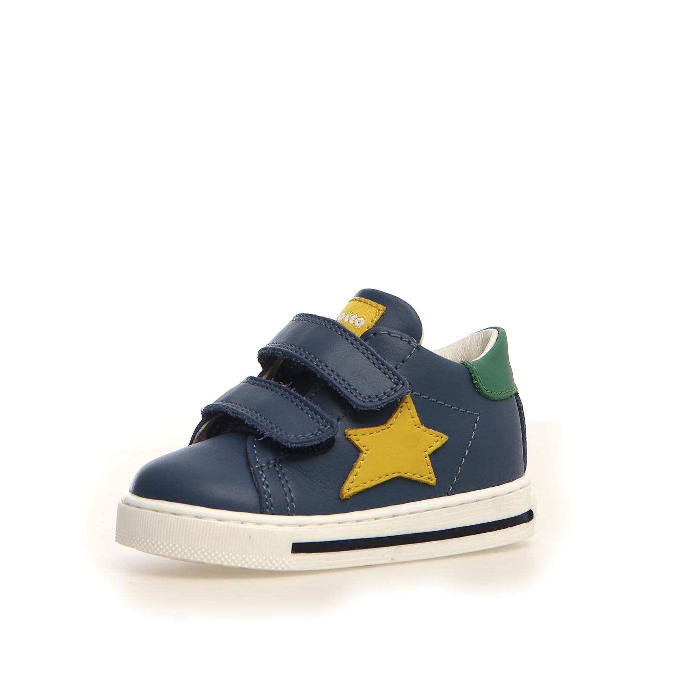 FALCOTTO 0012015350-10-3C81 AZURE-YELLOW-GREEN Sneakers Bambina 