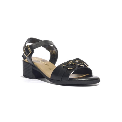 VALLEVERDE 63011 NAPPA NERO Sandali Donna 
