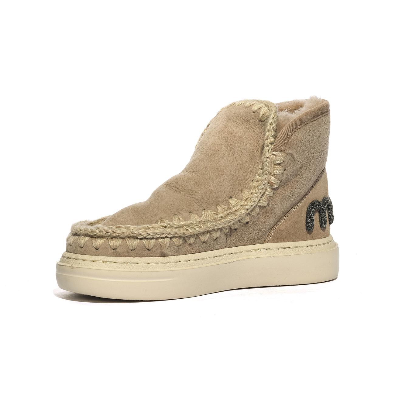 Mammut Mou  Eskimo sneaker bold glitter logo Beige 411001CAM MOU