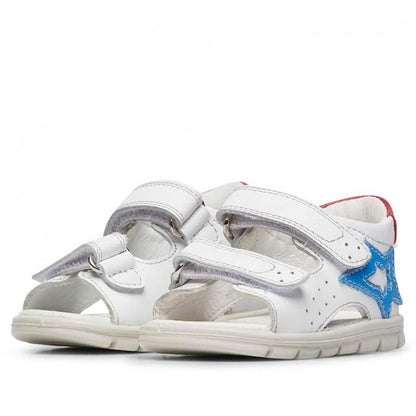 FALCOTTO 0011501051-01-1N10 WHITE-RED-PLUS Sandali Bambino 