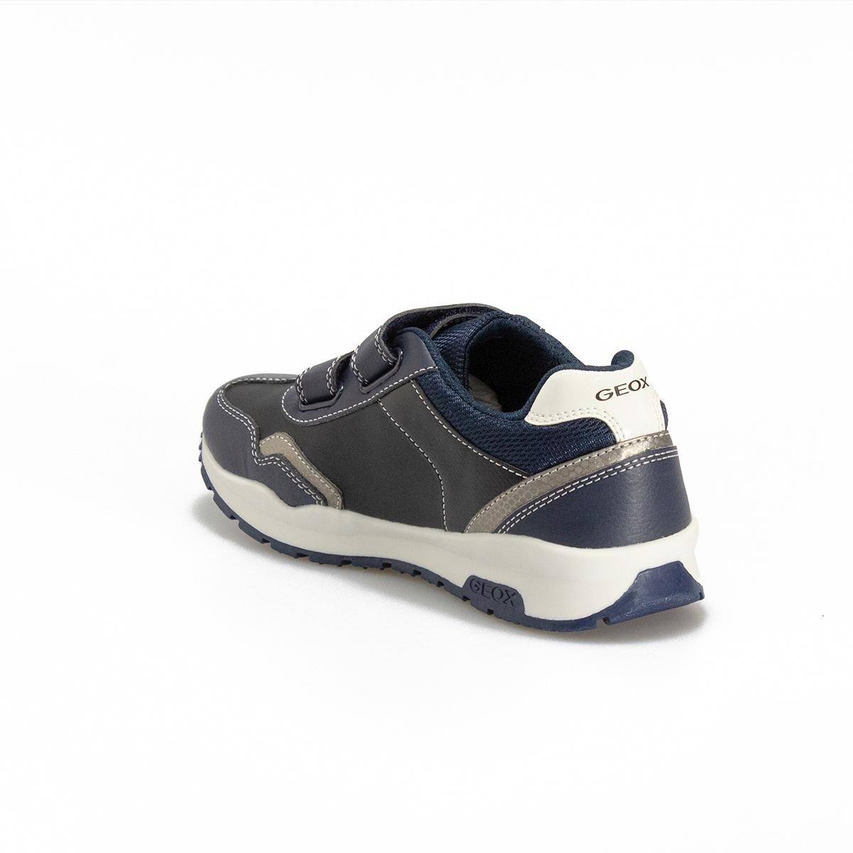 GEOX J0415A NAVY SILVER C0673 Sneakers Bambino 