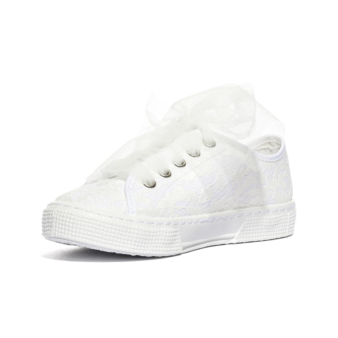 DXO 105 PIZZO BIANCO Sneakers Bambina 