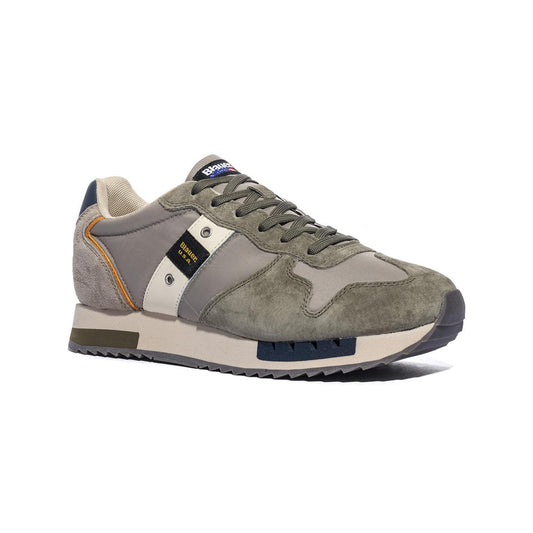 BLAUER S6QUEENS01 NUB MILITARY TAUPE Sneakers Uomo 