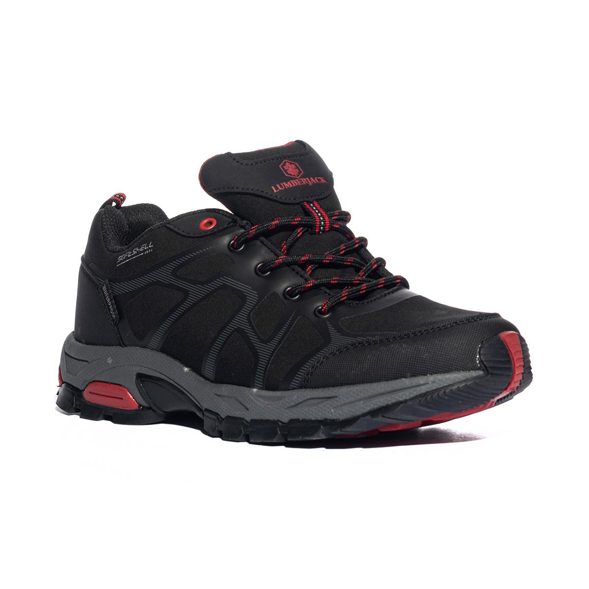 Sneakers Lu,berjack Mathew Nere SMA6511-001BLACK RED M0039 LUMBERJACK