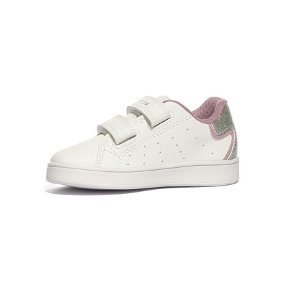 Sneakers Geox ECLYPER GIRL Bianche Rosa B365MA 0BCKCWHITE ROSE   C0674 GEOX