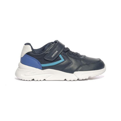 GEOX J56MQC 05411 NAVY ROYAL  C4226 Sneakers Bambino 