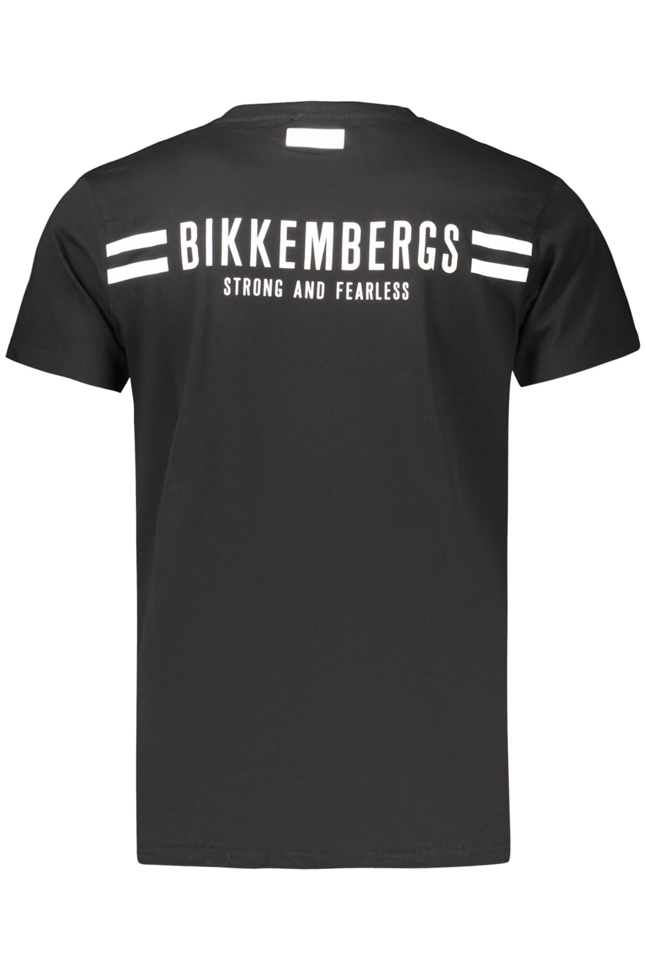BIKKEMBERGS BKK3MTS04_NEBLACK Nero T-Shirt Uomo 
