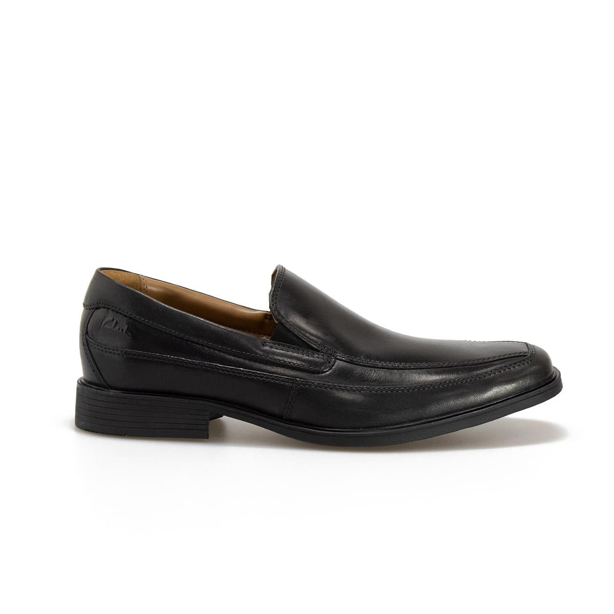 CLARKS 110312 BLACK LEATHE Mocassini Uomo 