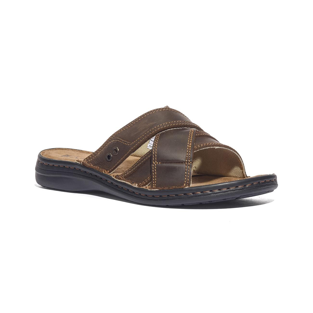 GLAMOUR 174002 MARRONE Sandali Uomo 
